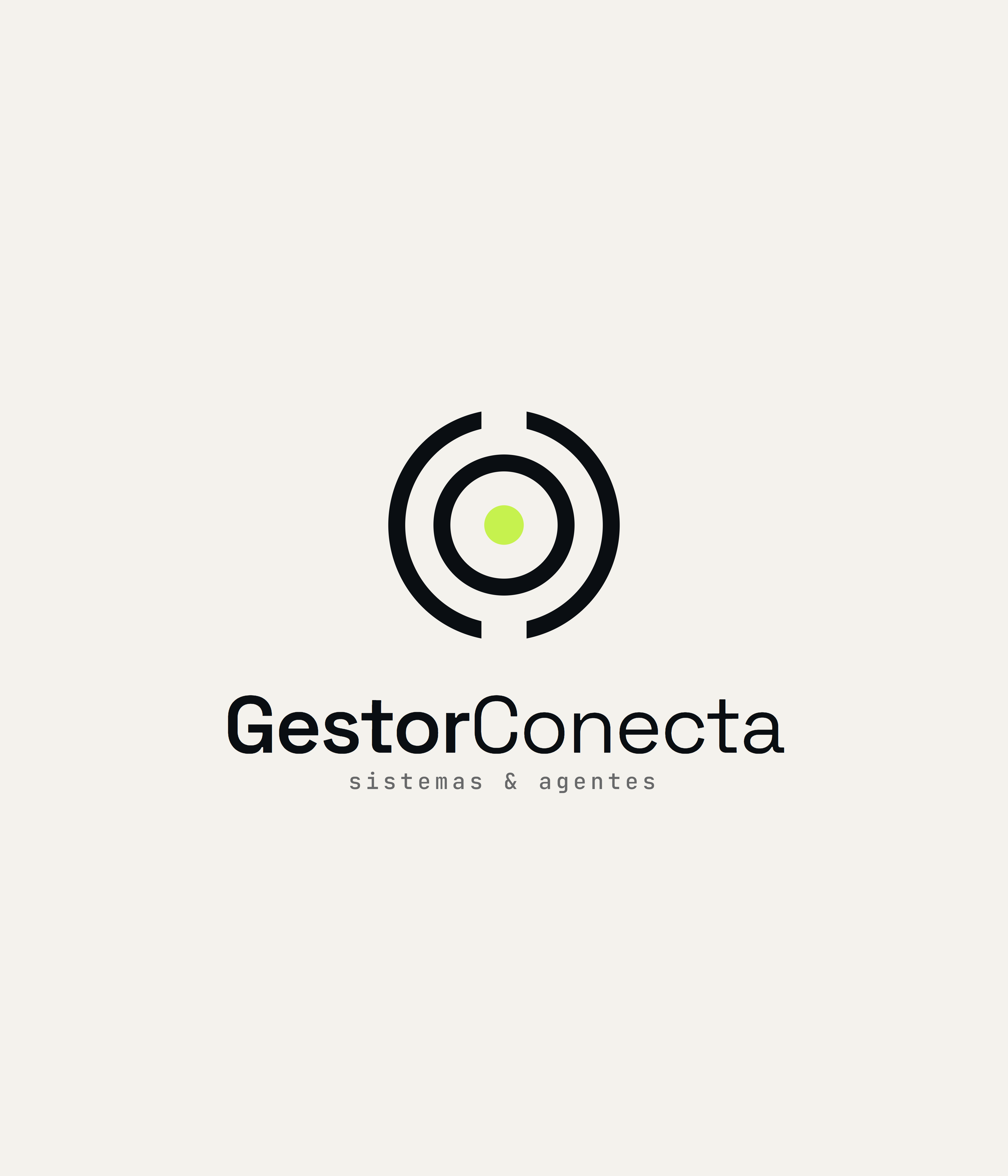 Logo completa vertical · fundo claro